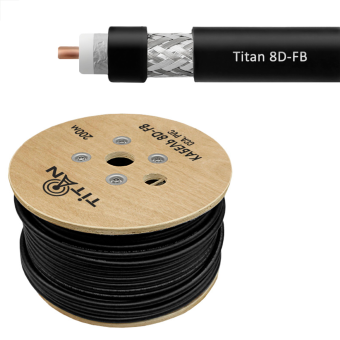 Кабель VEGATEL 8D-FB (Titan, черный) от магазина РЭССИ